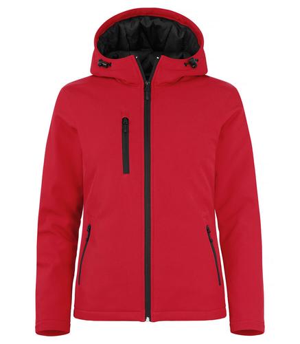 020953 35 PaddedHoodySoftshellLadies Red front