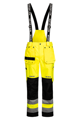 FOX9083 53 07 Hi Viz Trousers Saturn Yellow Black 05