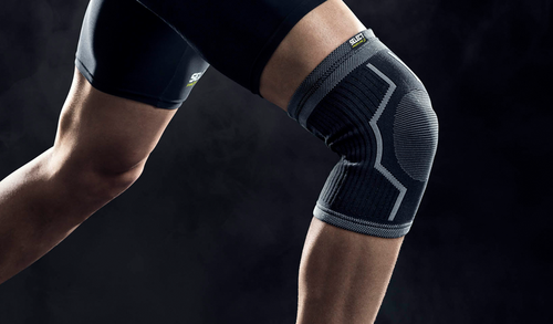 elastic knee support profcare black